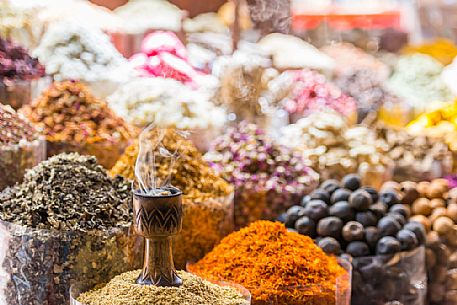 Dubai spice souk, Dubai city, United Arab Emirates, Asia