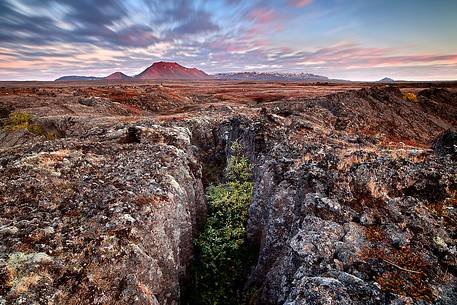 Lava fields in the north western higlands